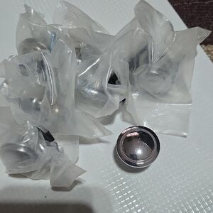 7 Silver Metal Drawer Knobs